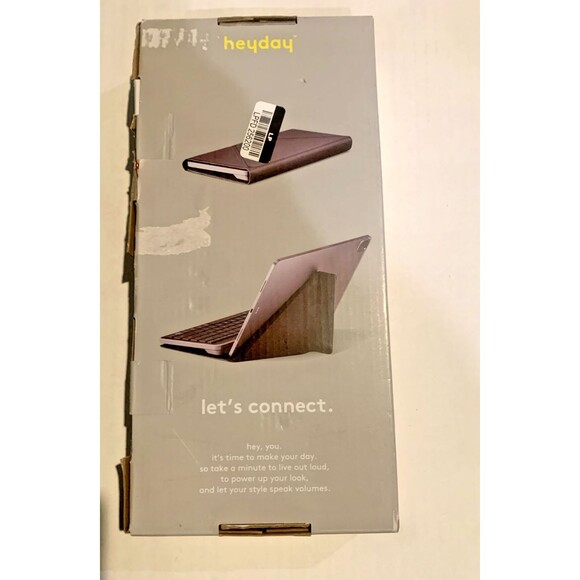 Wireless Keyboard with Stand for iPads & Tablets - heyday Black and Gray - Picture 3 of 10